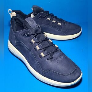 ECCO Soft 7 Runner Men's Navy Blue Suede Sneakers Size 10-10.5 US